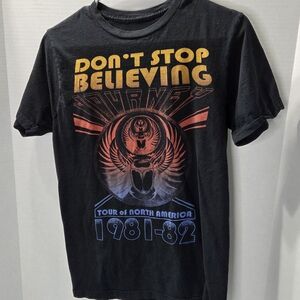 Vintage Journey Band Tour Black T-Shirt